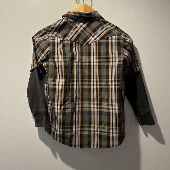 Tony Hawk Long Sleeve Flannel Size 7 - Picture 4 of 5